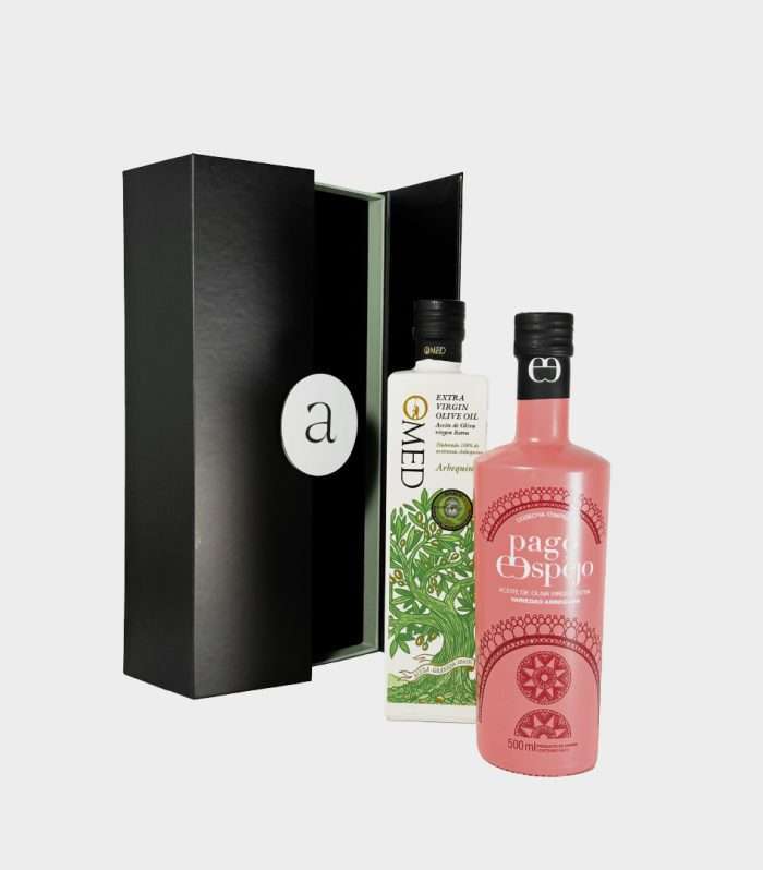 Pago Espejo Omed single estate arbequina olive oil bottle